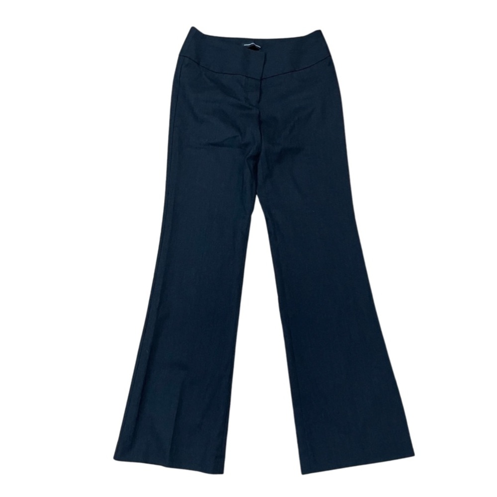 Express Design Studio Women Classic Suit Pant In Dark Grey And White Size 00